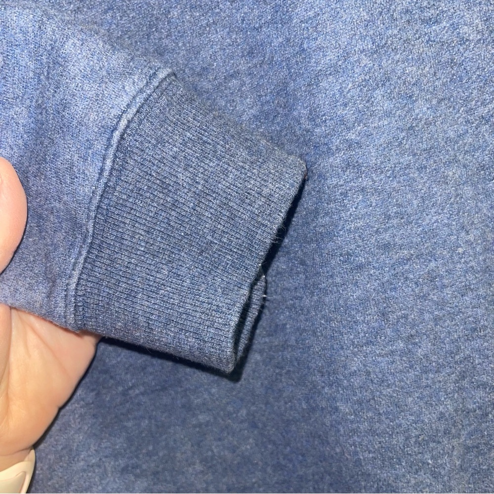 Columbia Men's Hart Mountain II Size Medium Blue Quarter-Zip Pullover sweatshirt - Picture 7 of 9